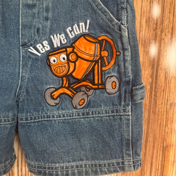 Bob the Builder Toddlers Overall Shorts - Picture 2 of 6